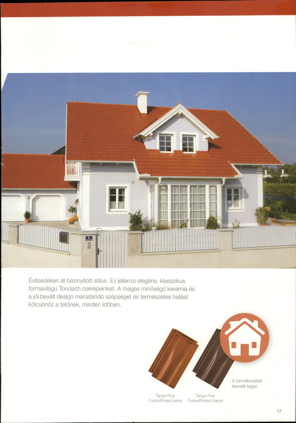 tondach cserép, tetőcserép