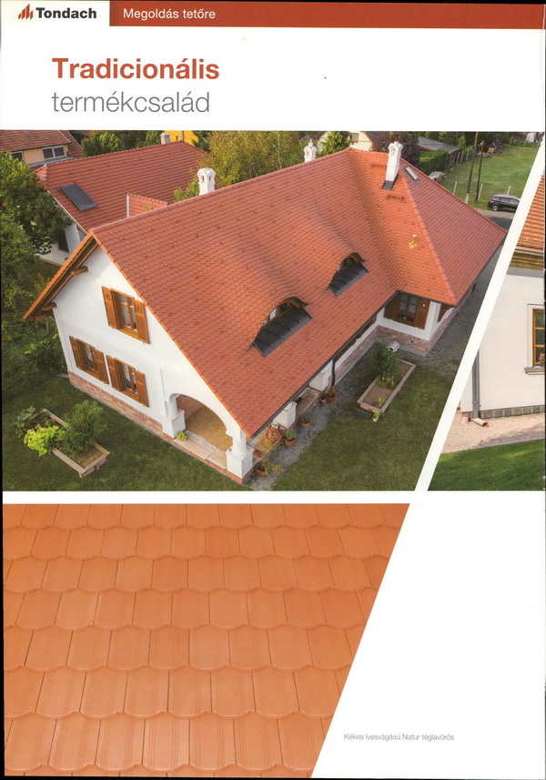 tondach cserép, tetőcserép